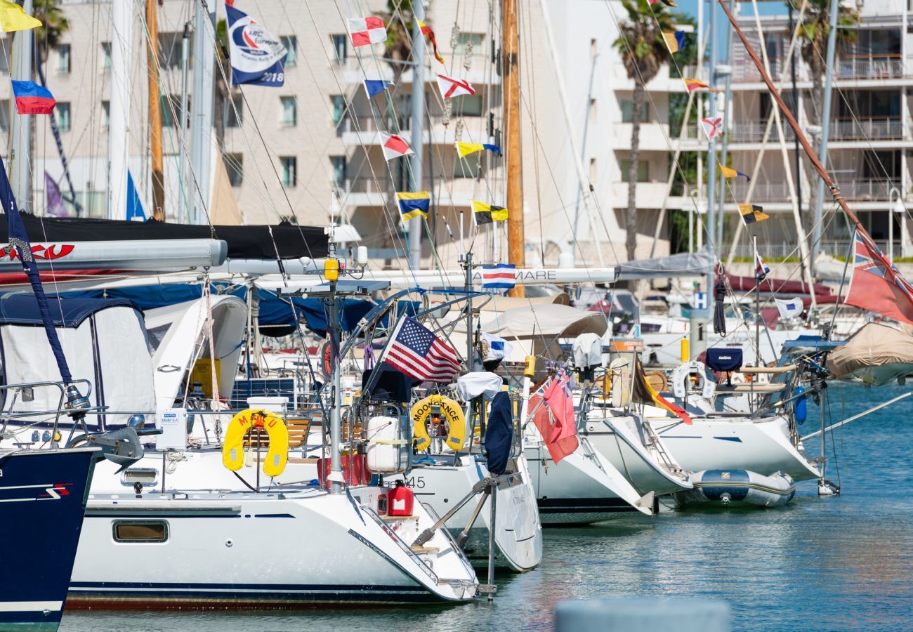 Barcos na marina