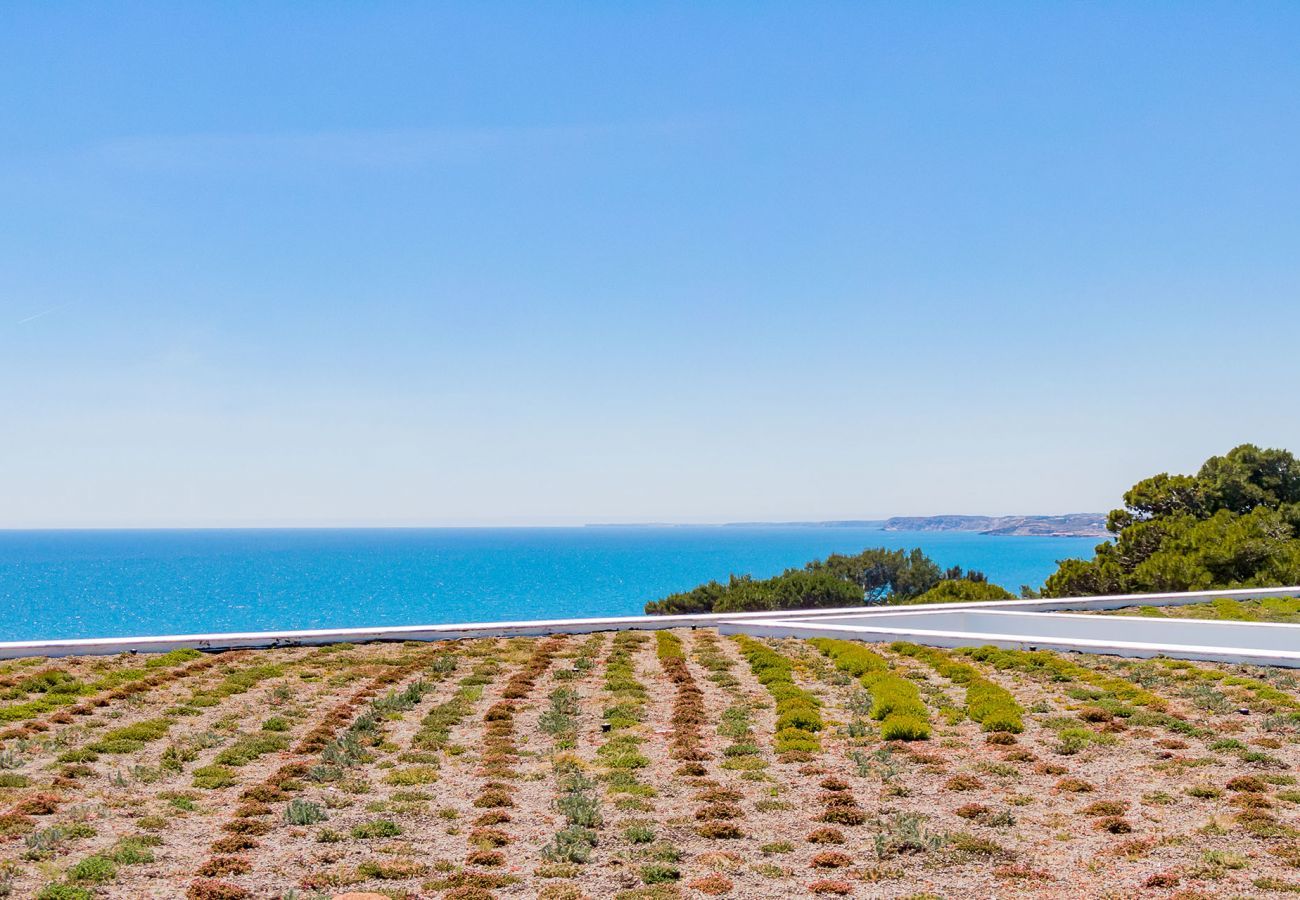 Vista para o mar a partir do terraço