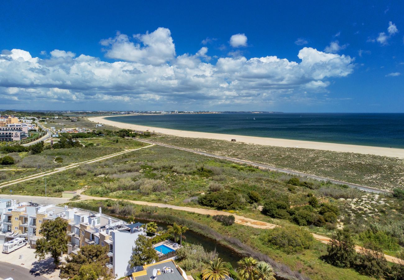 Vista aérea da Meia Praia