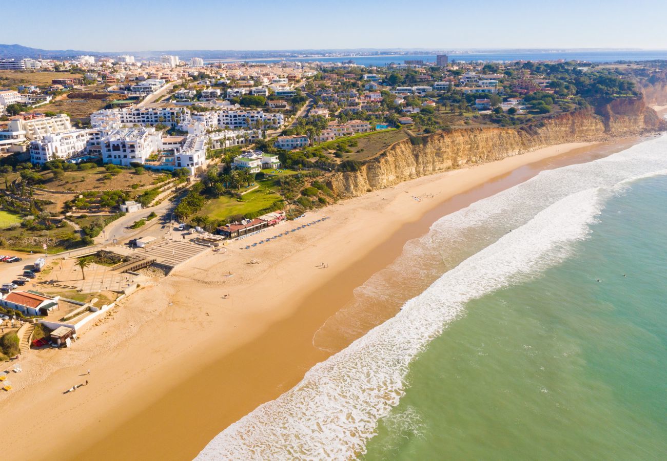 Vista aérea da praia Porto de Mós