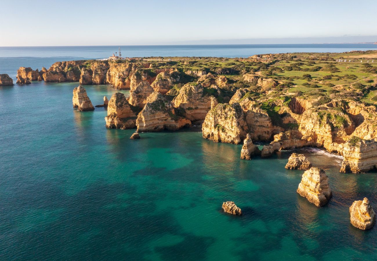  Vista das falésias da Ponta da Piedade