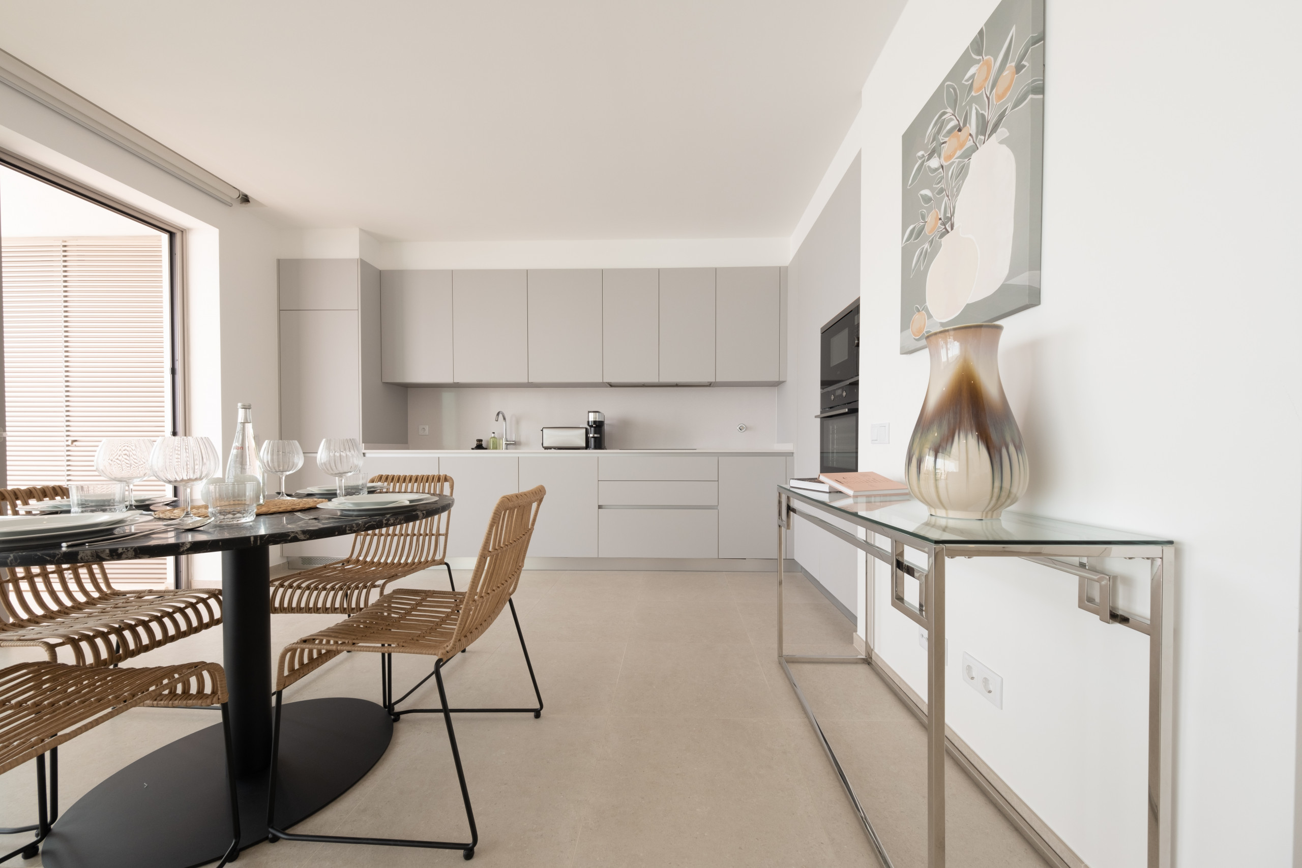 Kitchen and Dining table