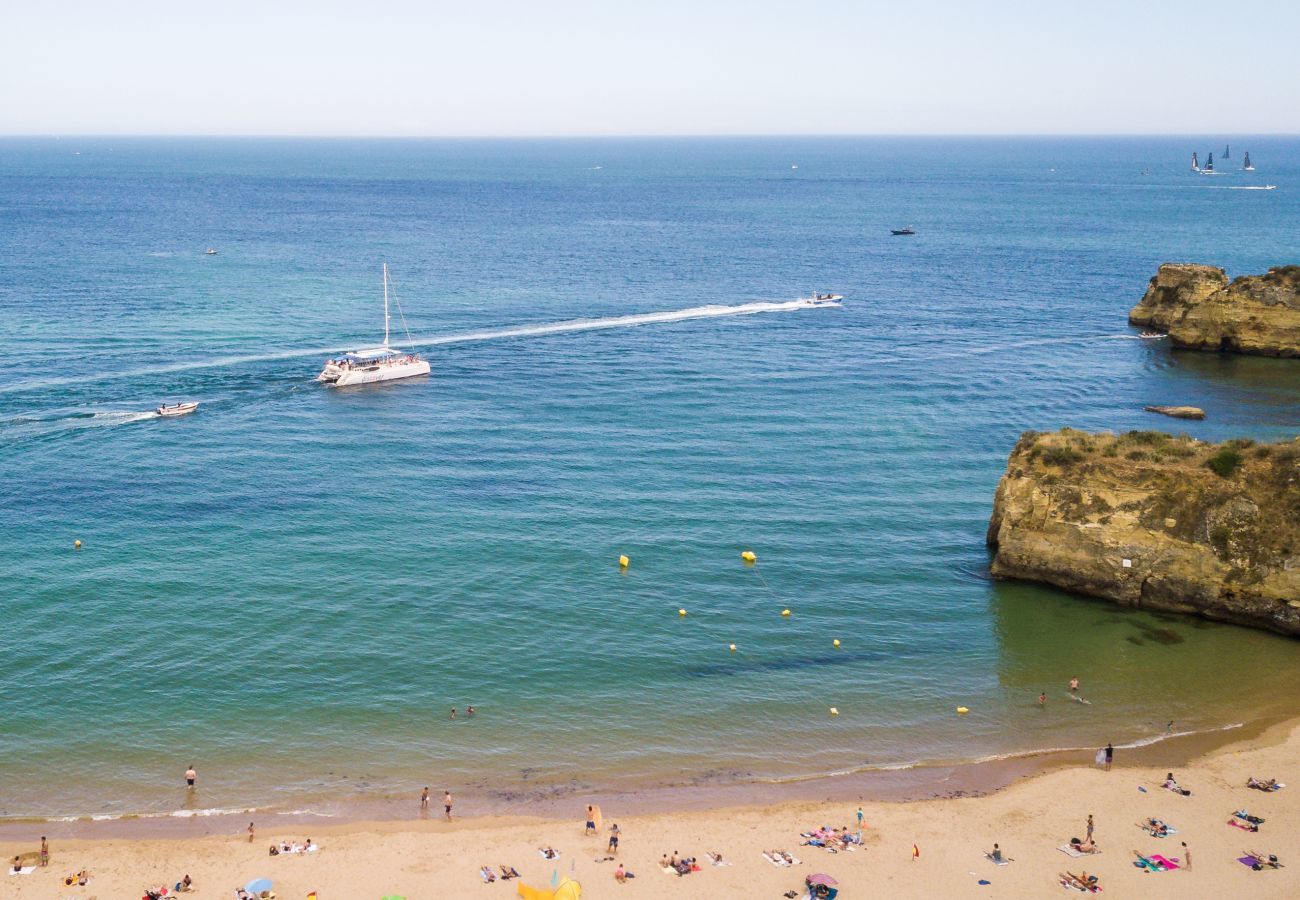 View of the beach and ocean