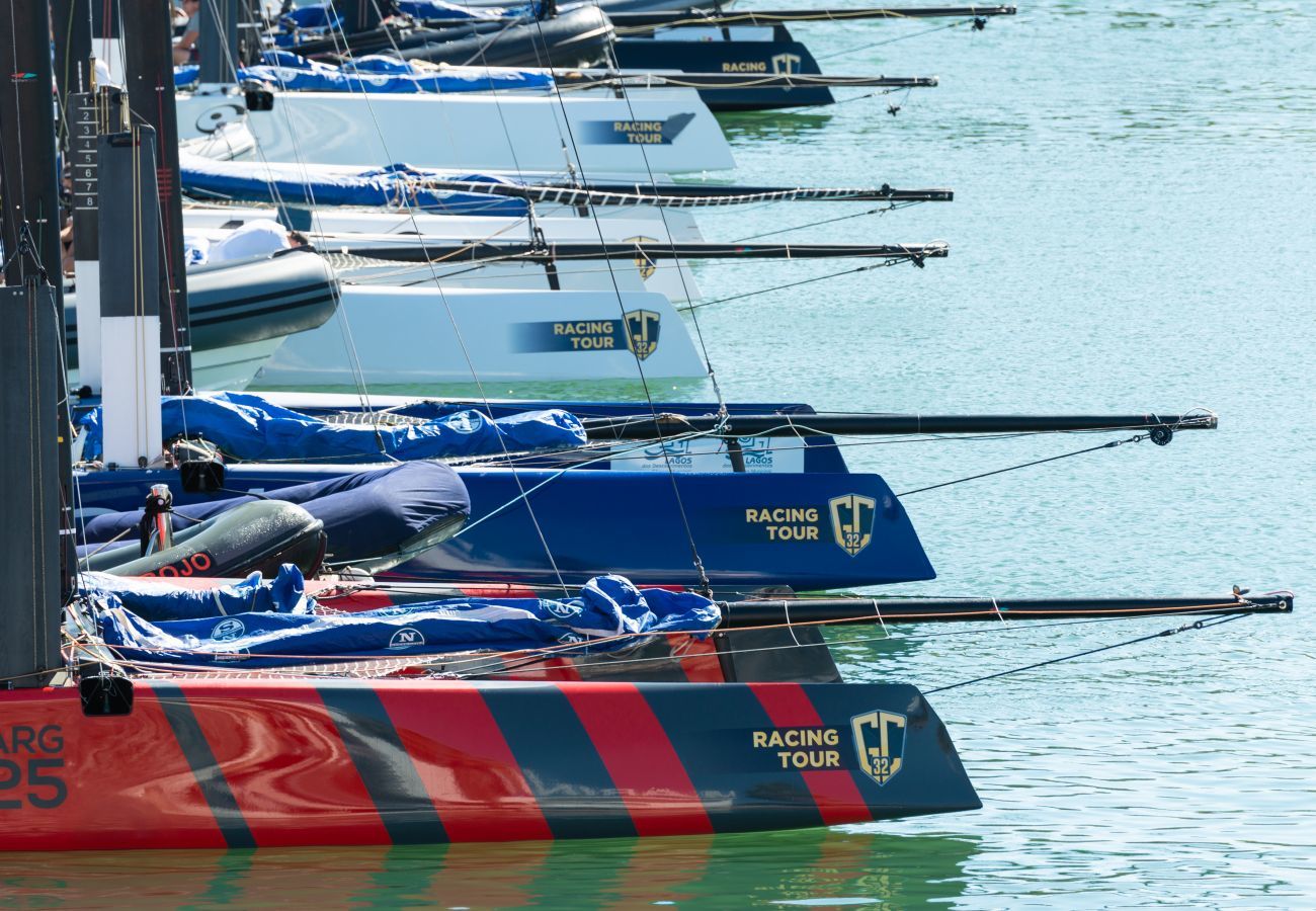 Racing boats