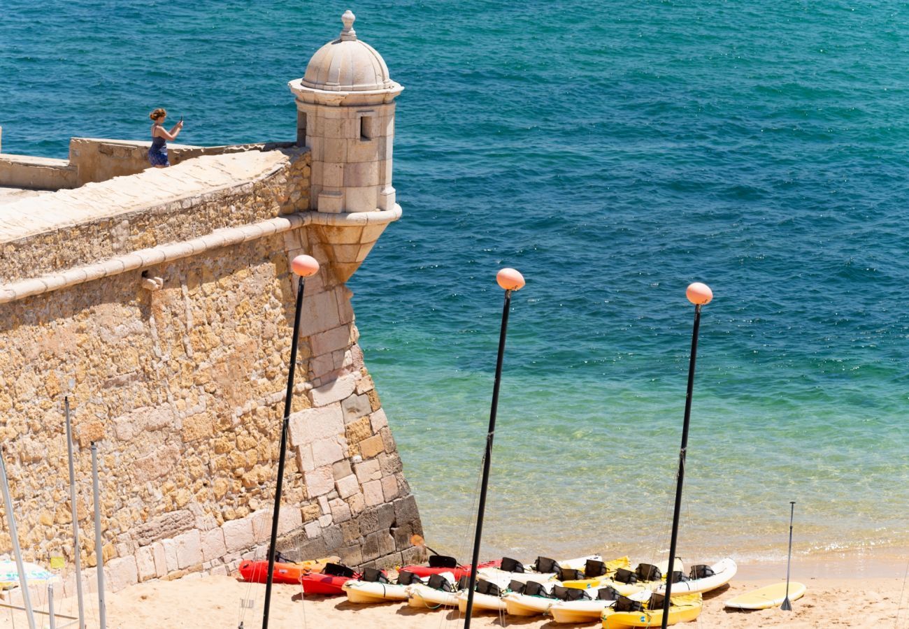 Kayaks on the beach