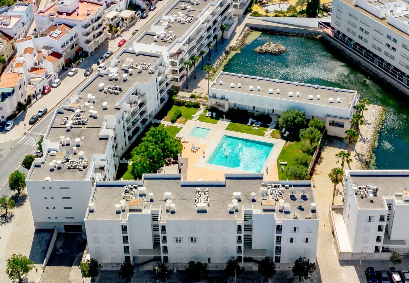 Aerial view of the condominium