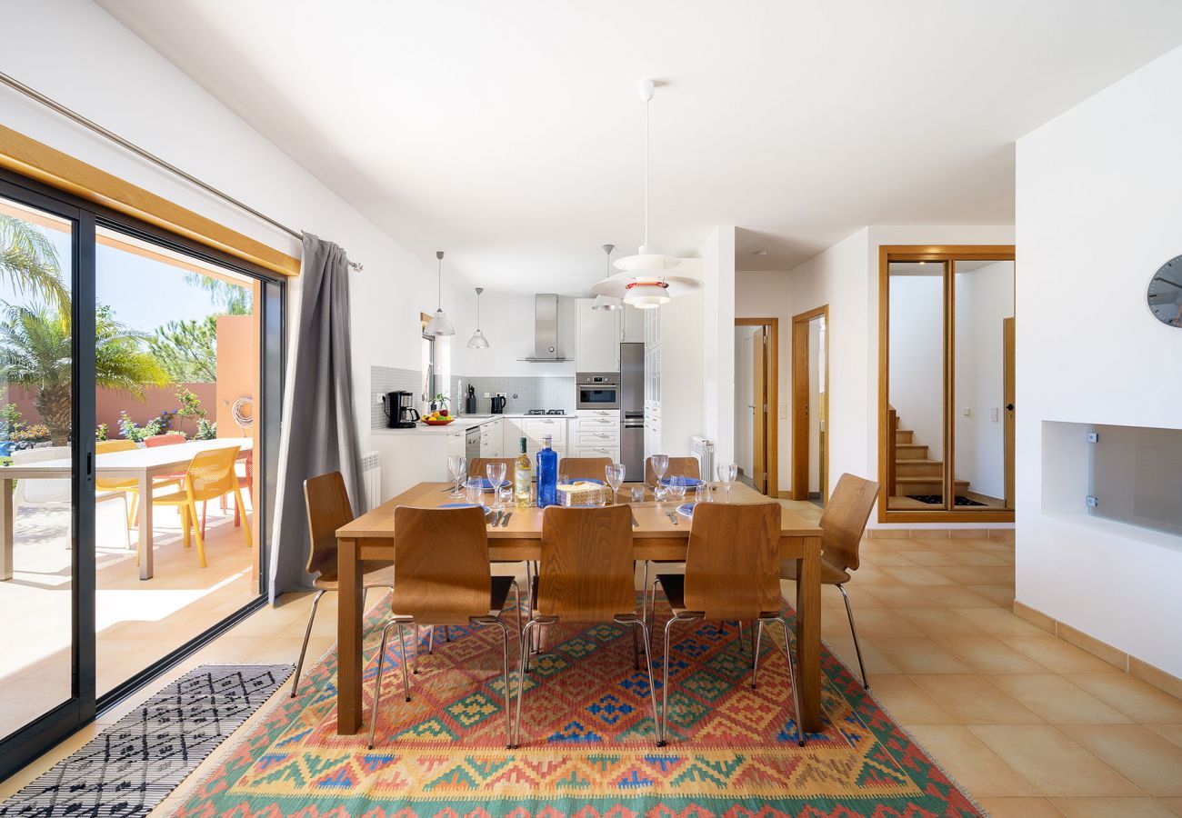 Dining room and kitchen