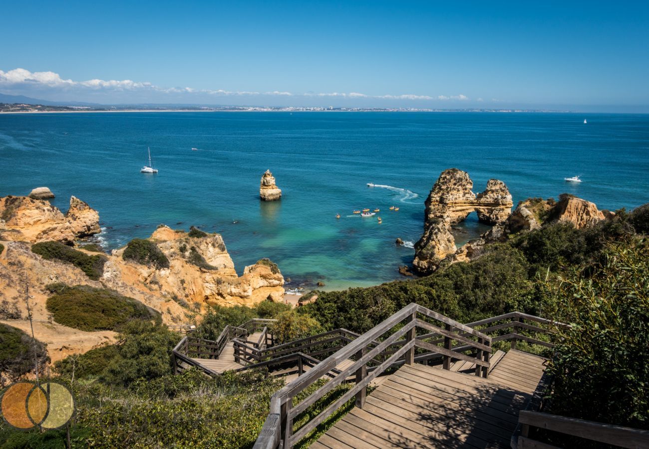 View of Camilo beach and the sea