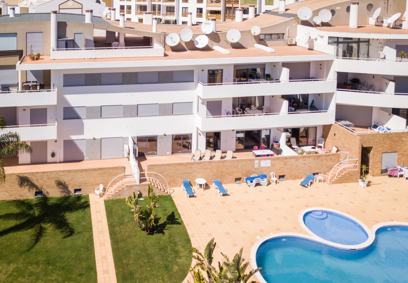 Aerial view of the condominium