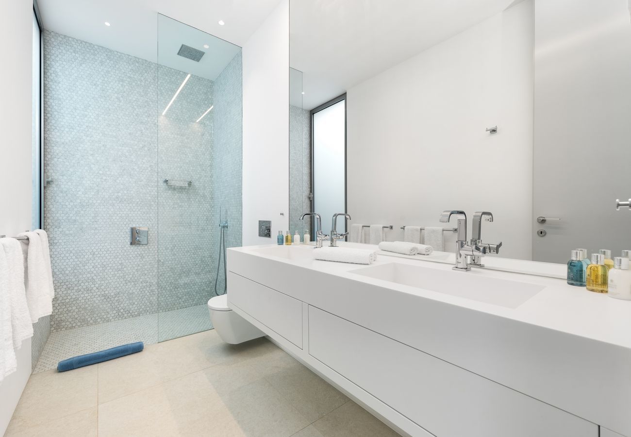 Bathroom with walk-in shower