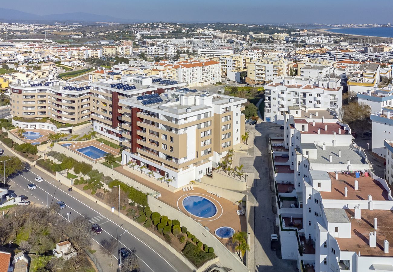 Aerial view of the condominium