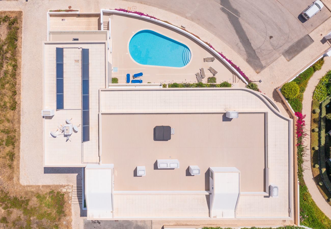 Aerial view of the condominium