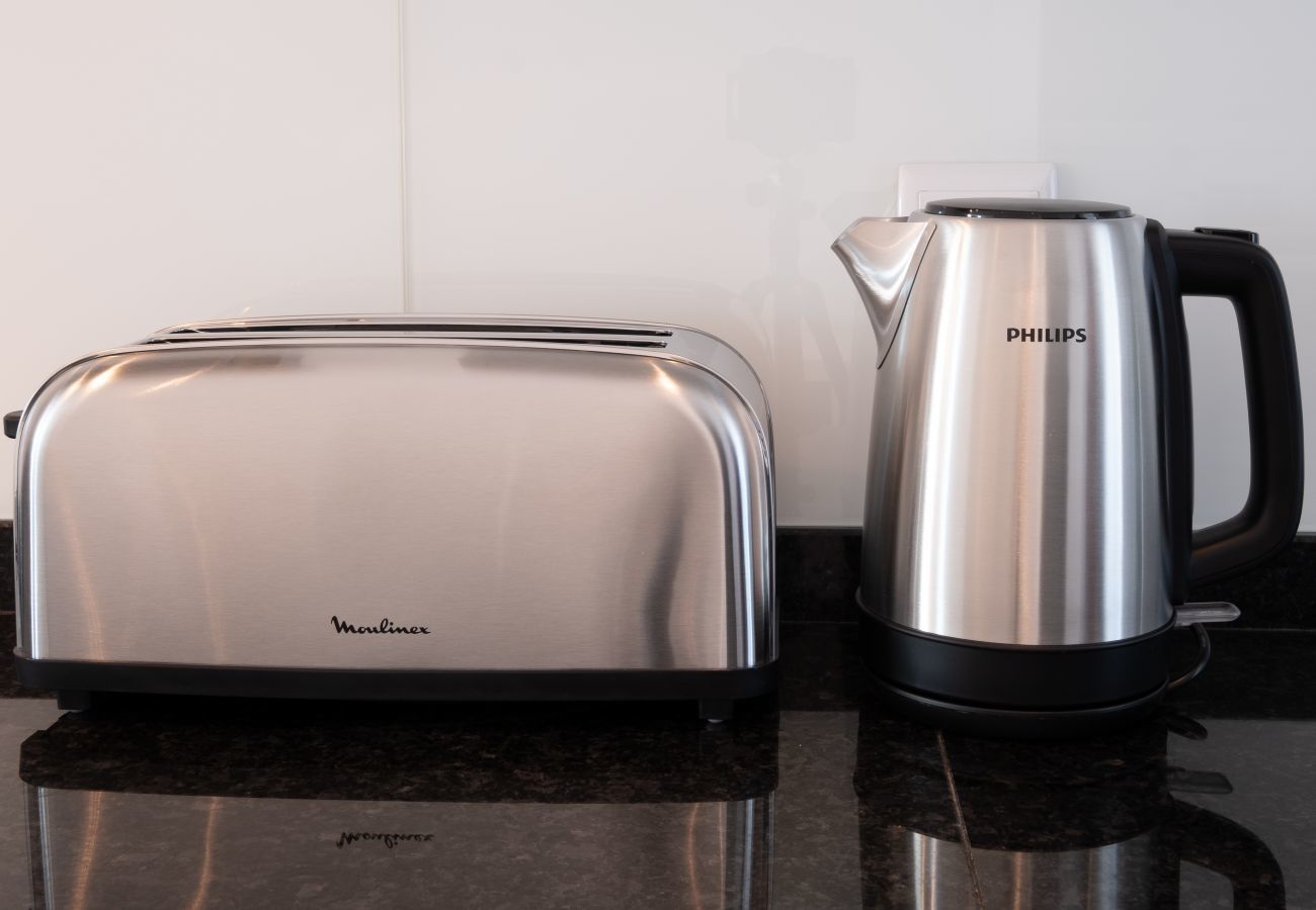 Toaster and kettle
