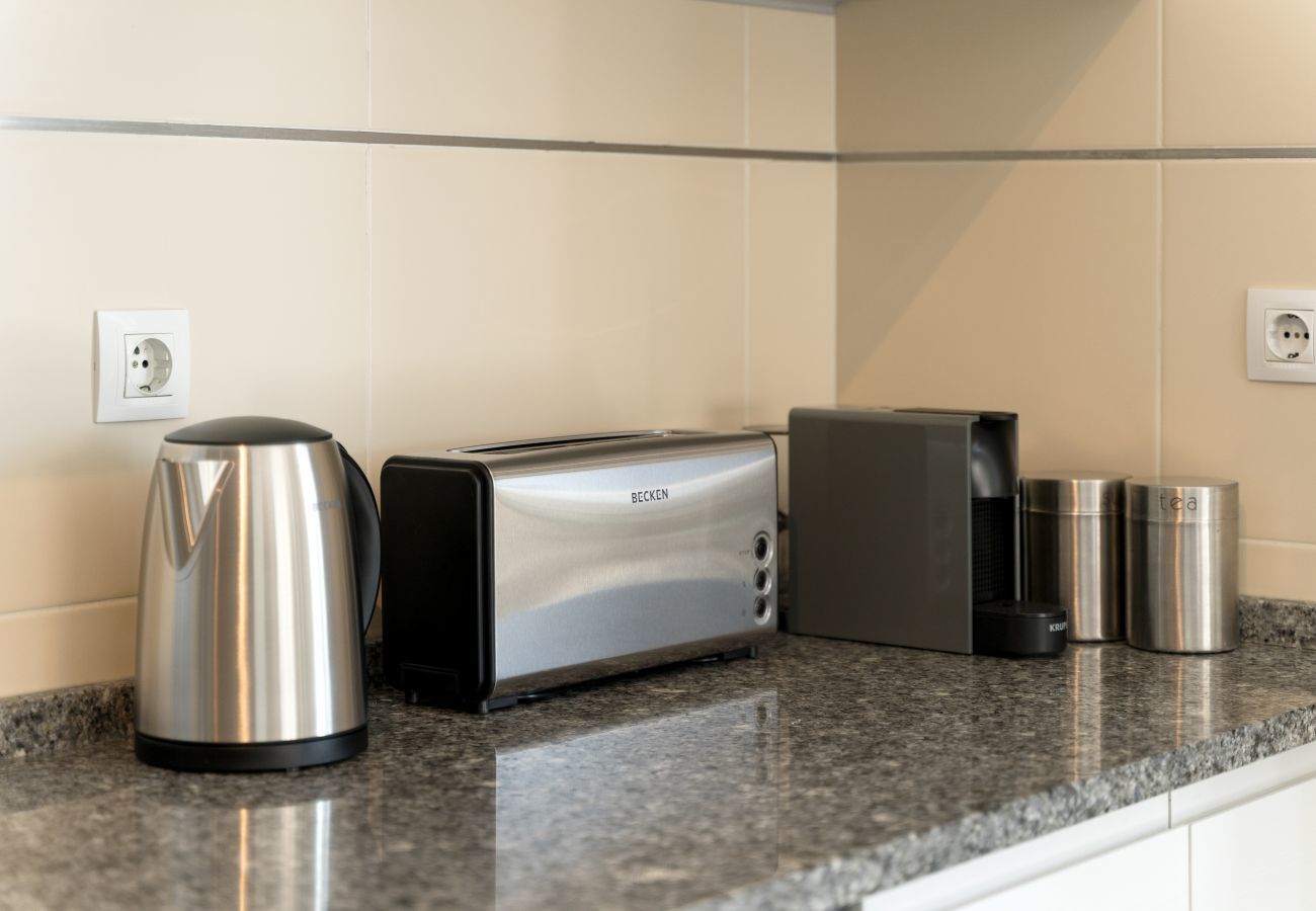 Kettle, toaster and coffee machine