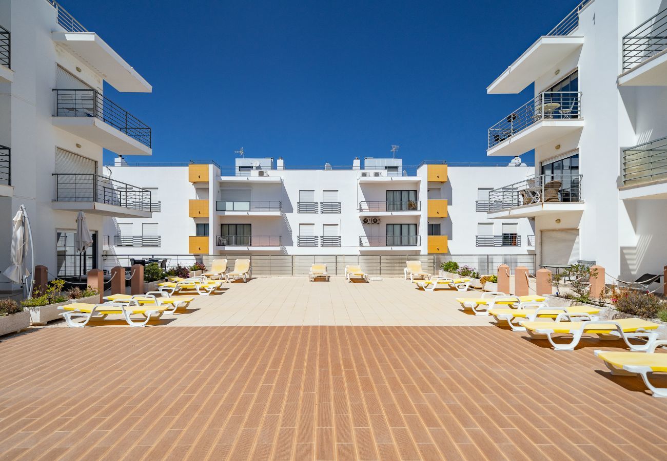 Sun loungers area