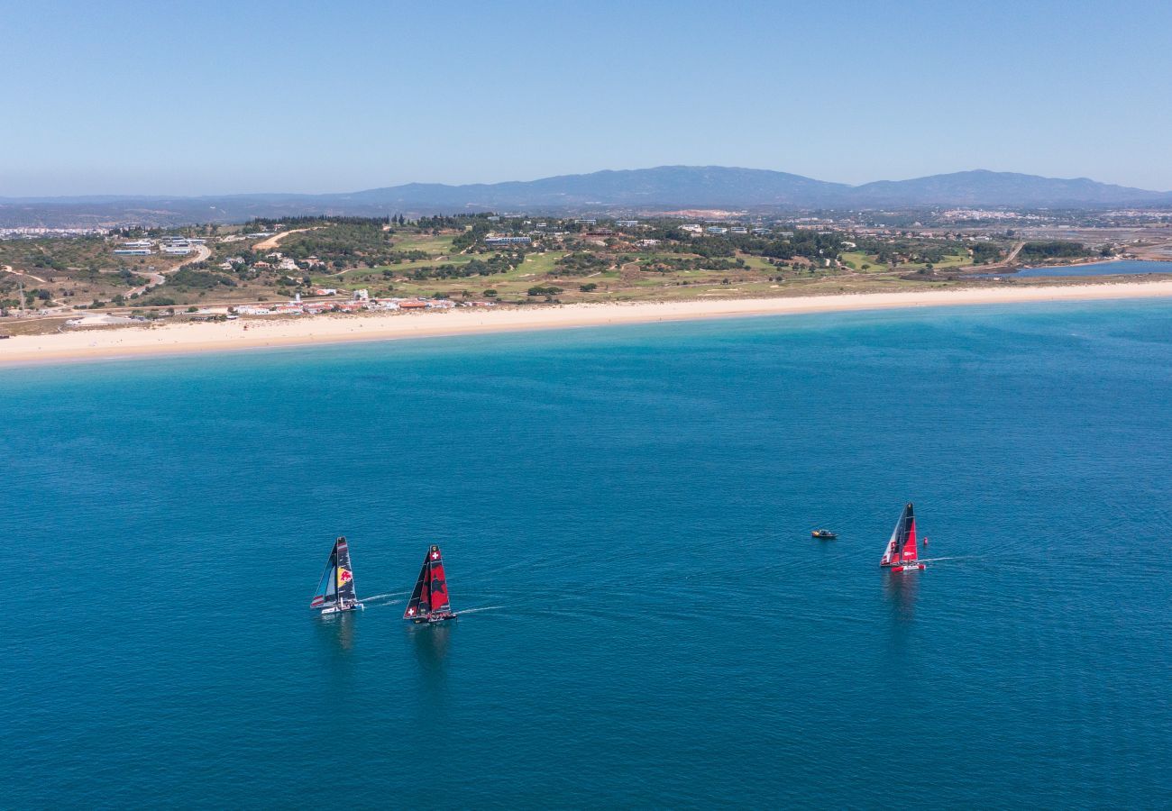 Aerial view of Meia Praia