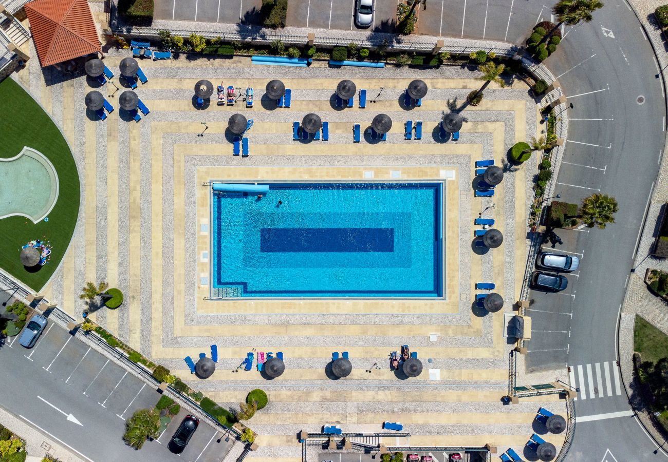 Aerial view of the swimming pool