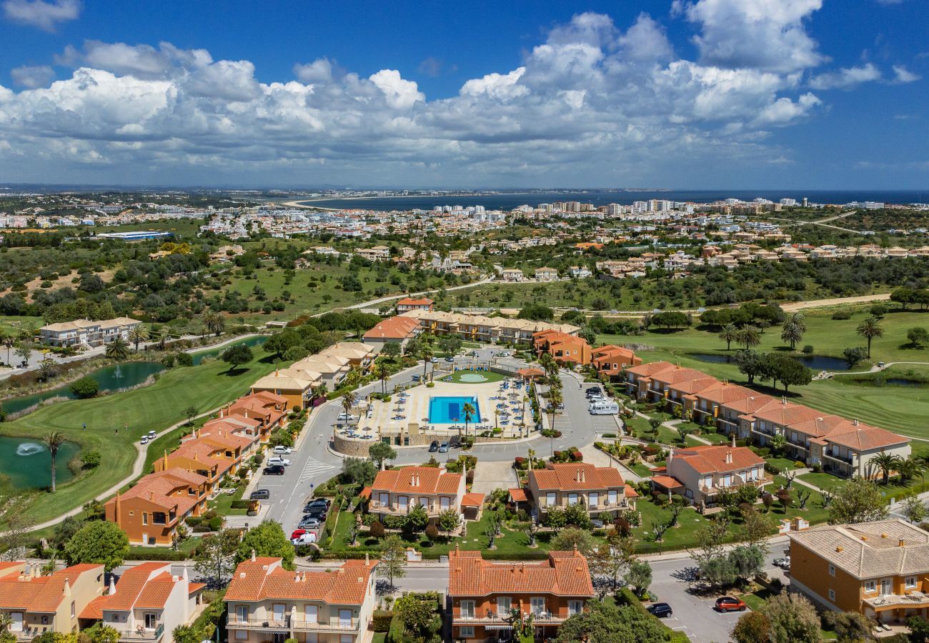 Aerial view of the resort