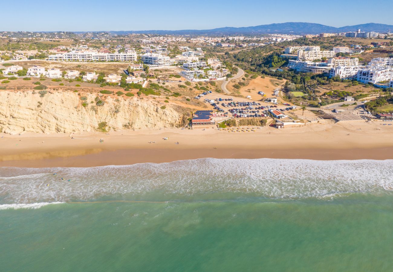 Aerial view of Porto de Mós beach