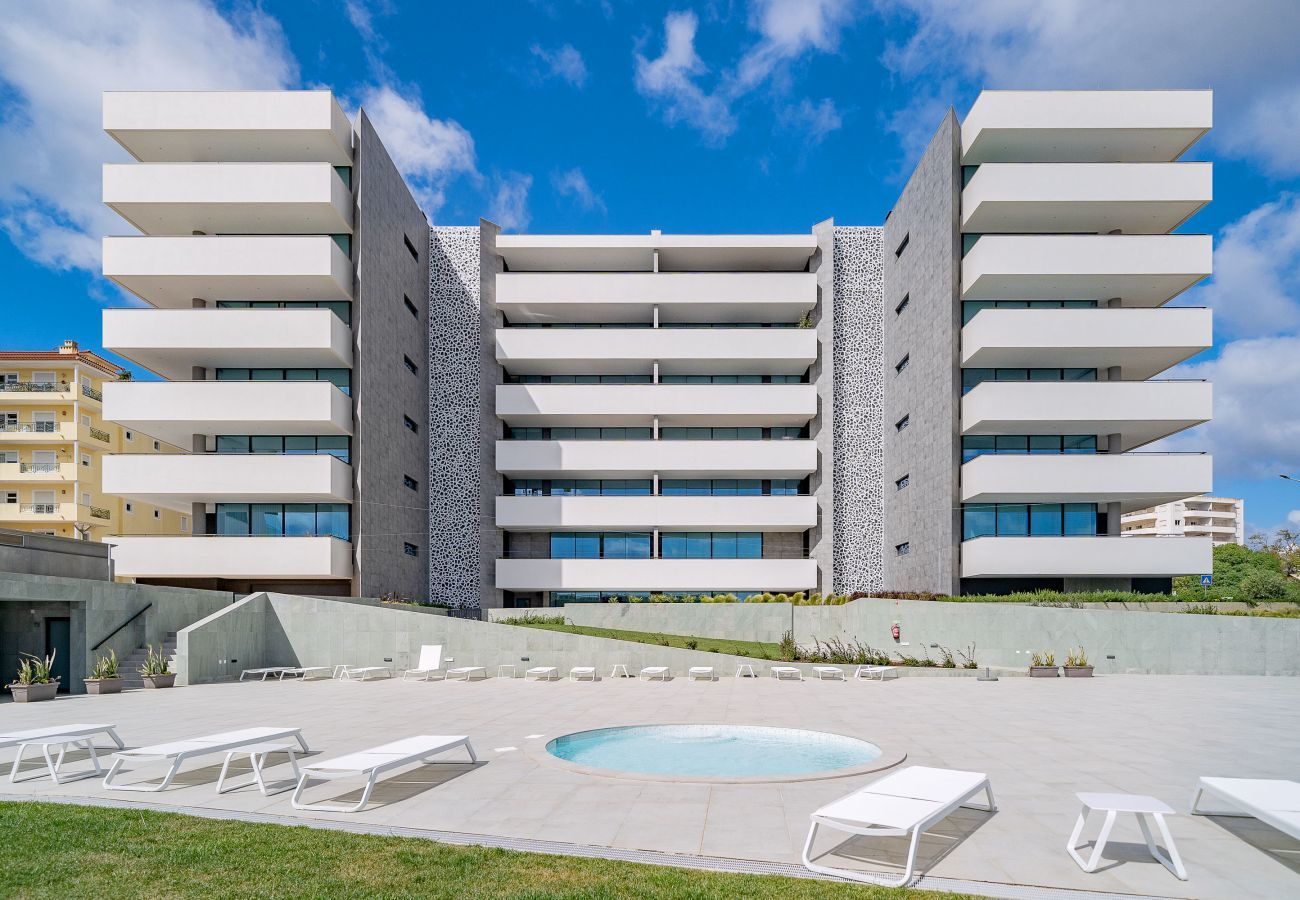 View of the condominium from the pool