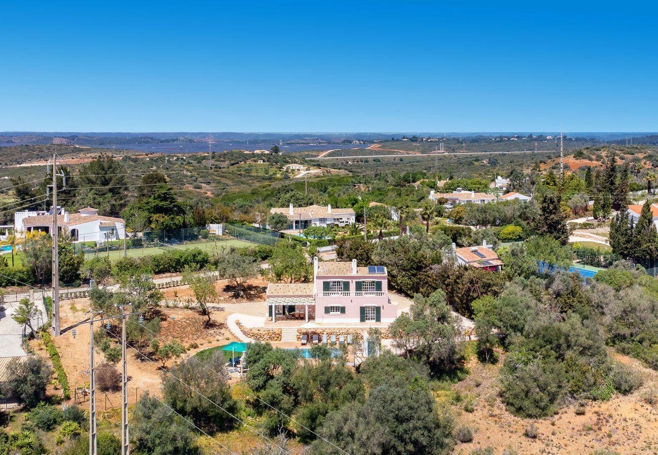 Aerial view of the property