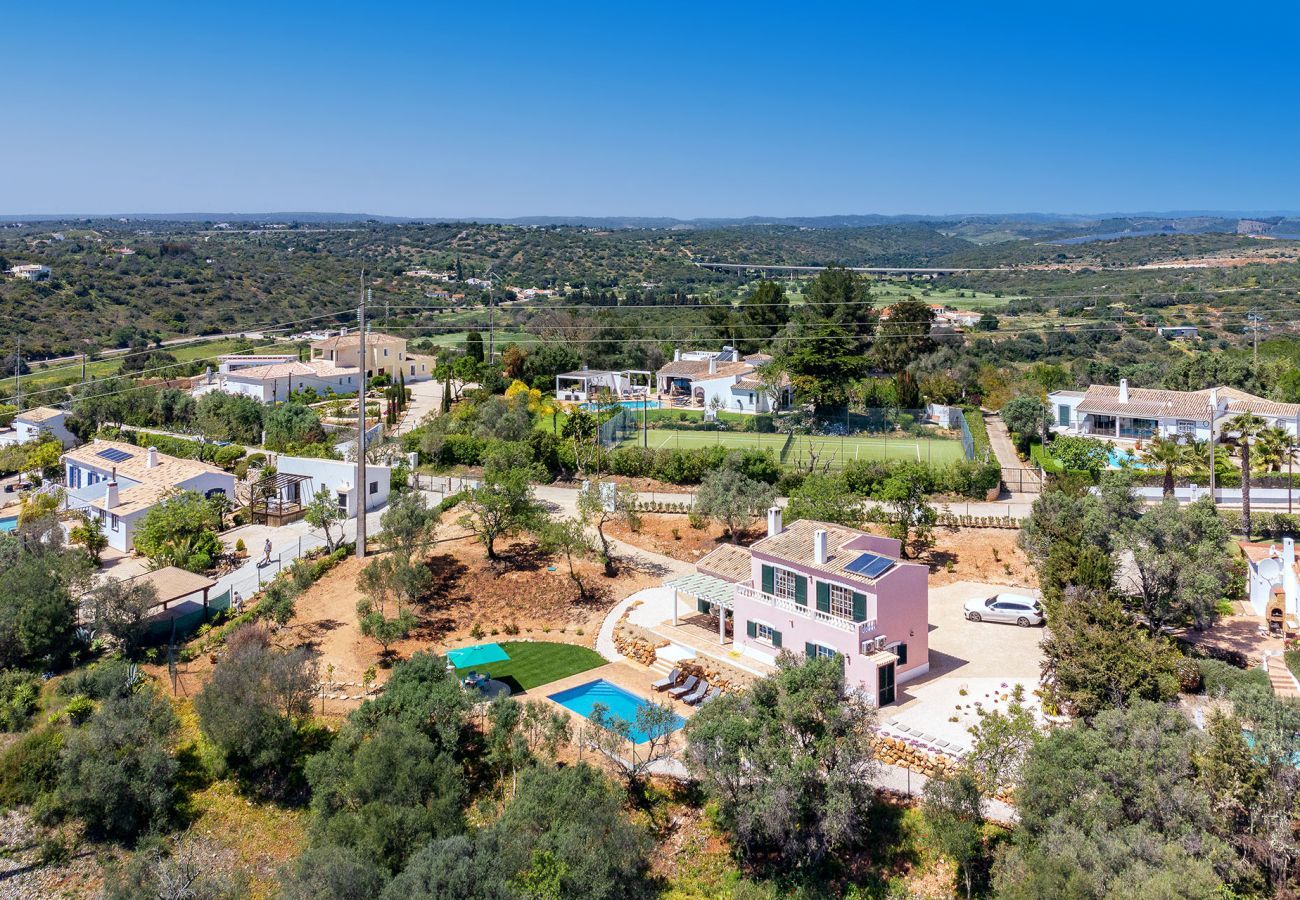 Aerial view of the property