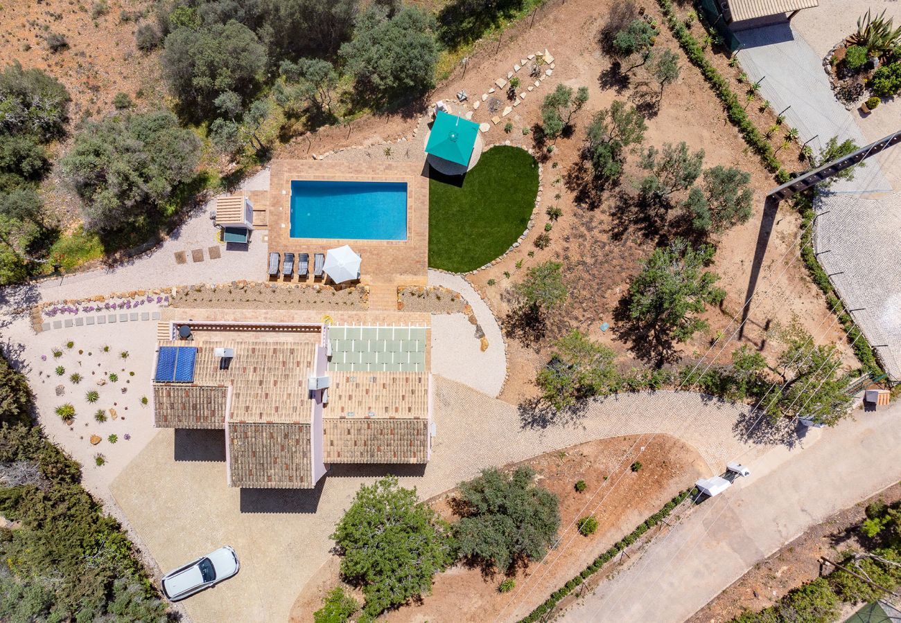 Aerial view of the property
