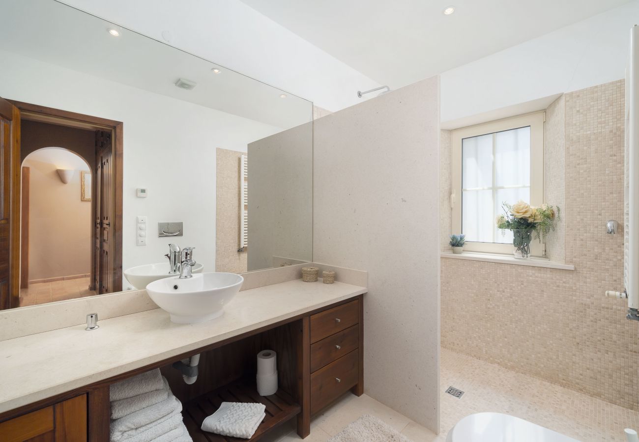 Bathroom with walk-in shower