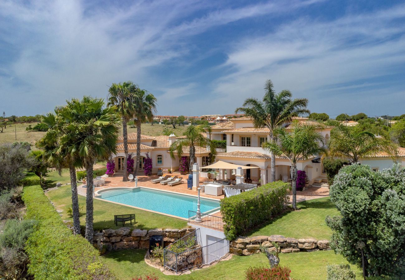 Back side of the villa