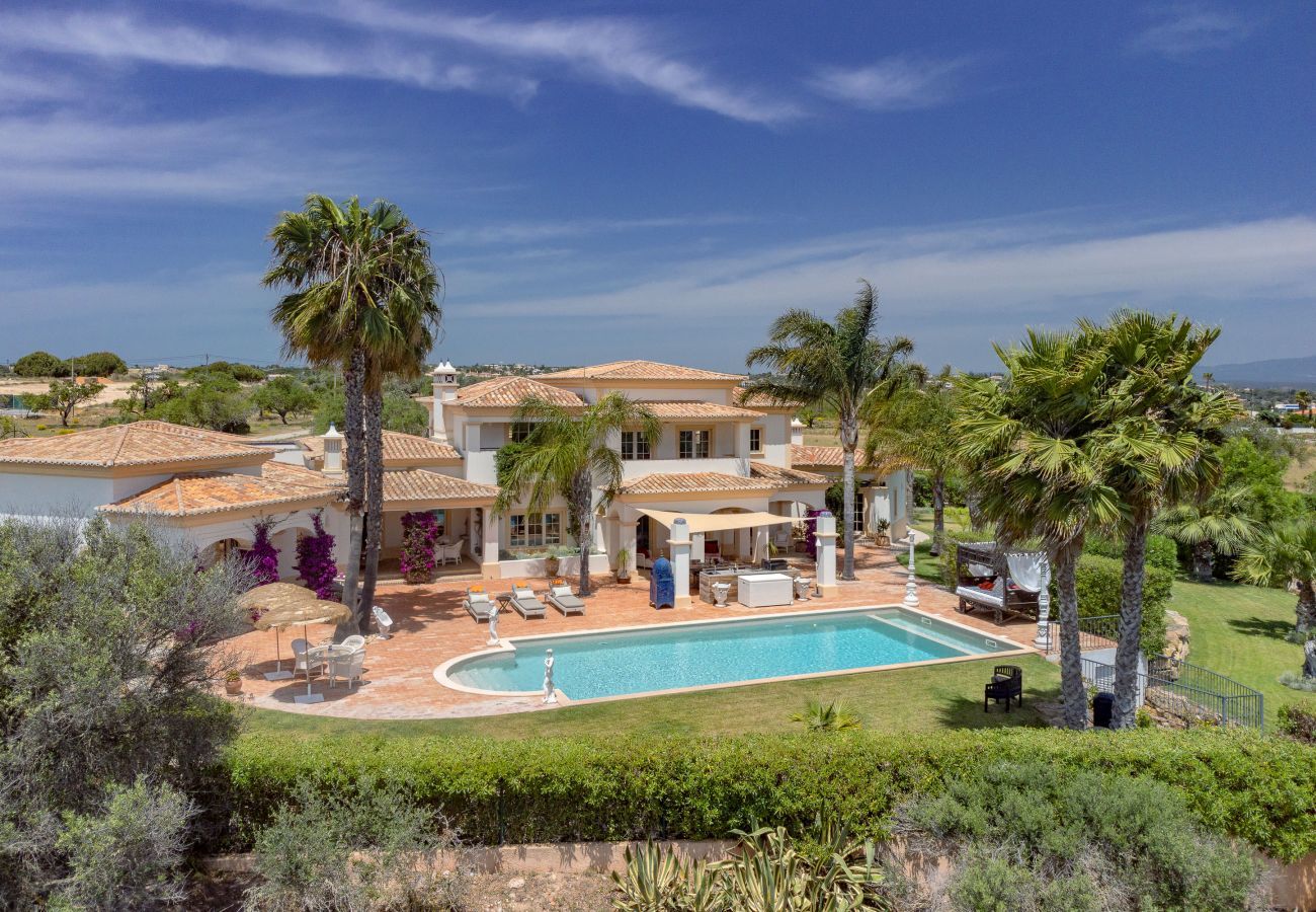 Back side of the villa