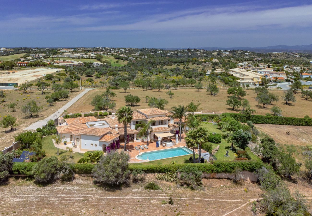 Aerial view of the property