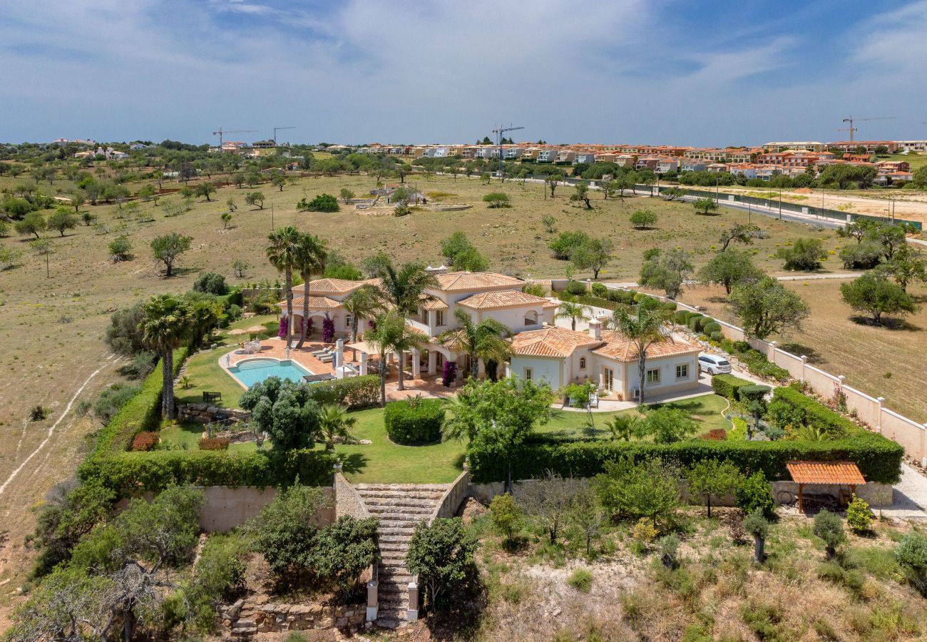 Aerial view of the property