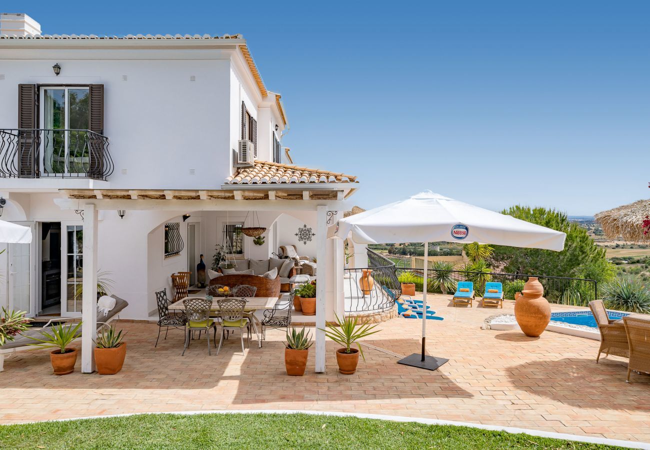 Exterior of the villa