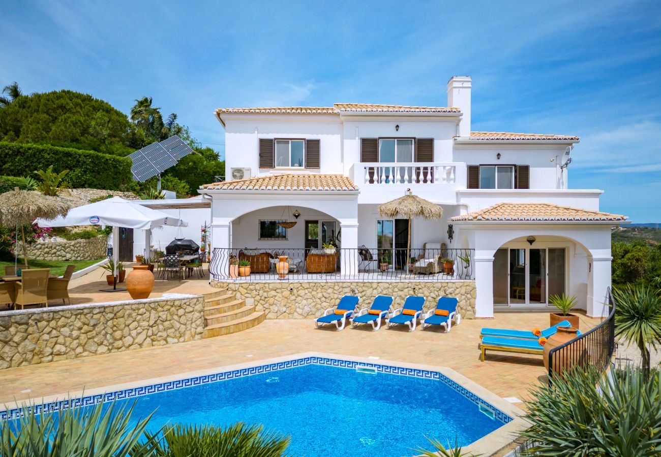 Back view of the villa