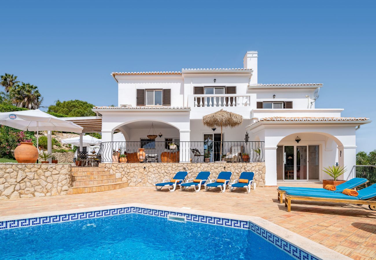 View of the villa from the terrace