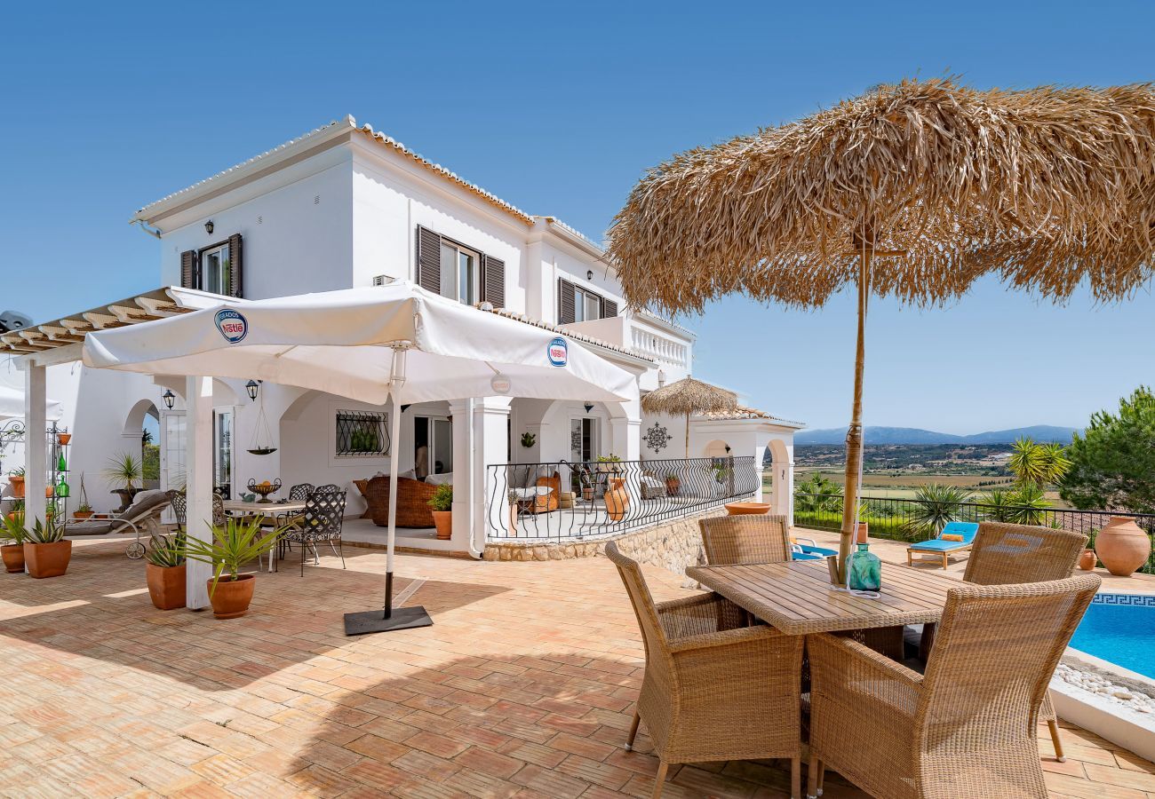Outside side of the villa