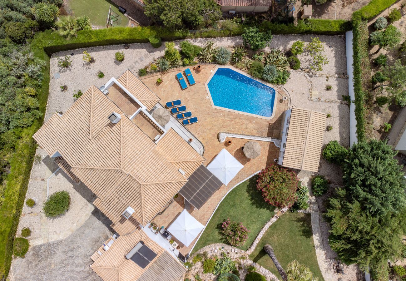 Aerial view of the property