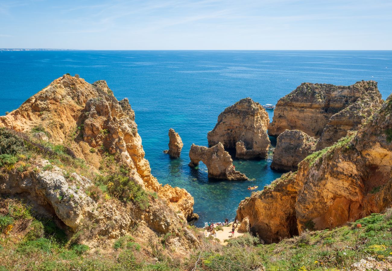 View of the cliffs